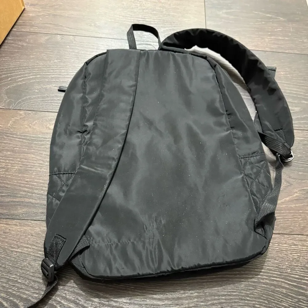 DSW Women’s Black Quilted Faux Leather Backpack